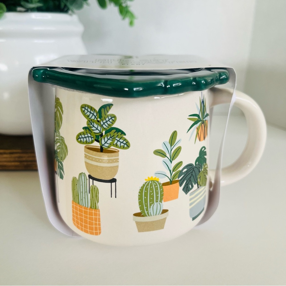 Plant Cactus Mug - Target Bullseye Playground - Viral - Green & White